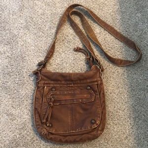 Brown crossbody bag